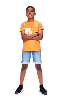 Jungen T-Shirt Jilles RJB-31-218 Neon Orange