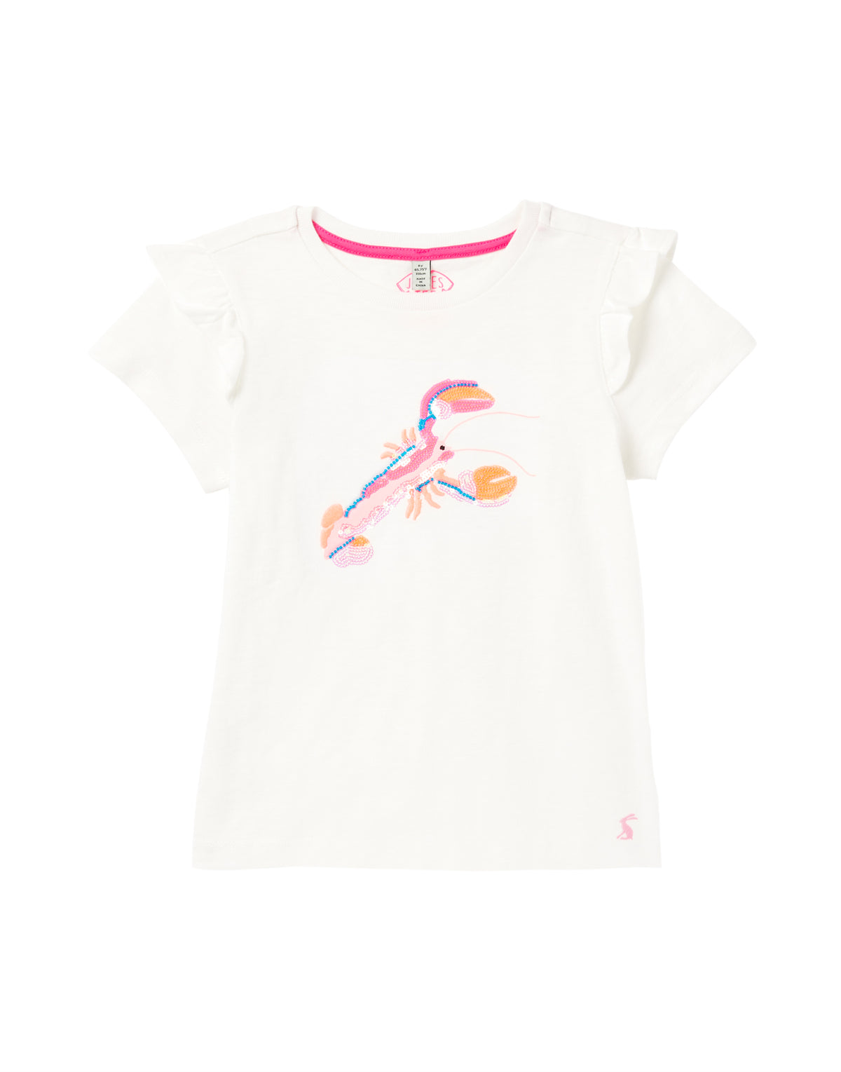 Mädchen T-Shirt Gaze White Lobster 212041