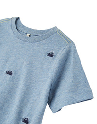 Jungen T-Shirt Lowell Blue Crab 212279