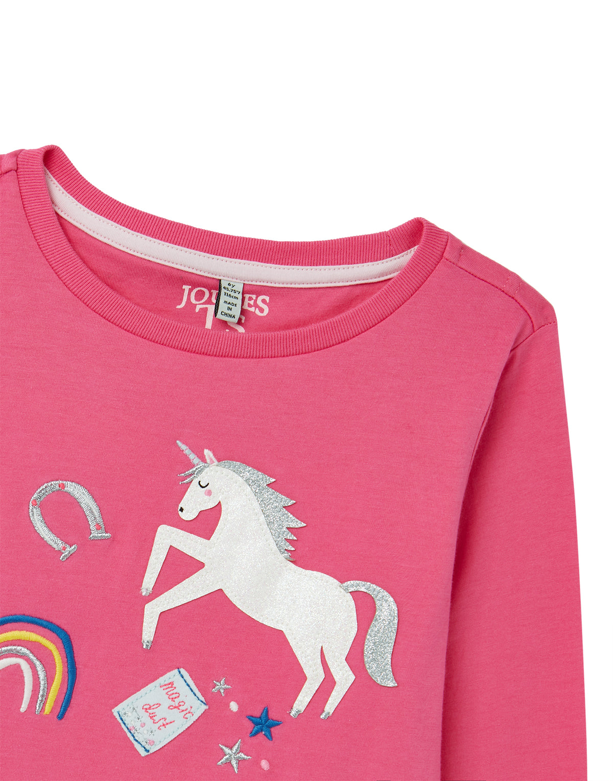 Mädchen Langarmshirt Ava Pink Unicorn 213685