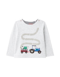 Baby Jungen Langarmshirt Angus Grey Tractor 215231