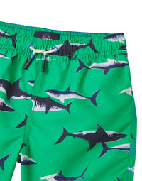 Jungen Badehose 216266 Ocean Green Shark