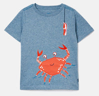 Jungen T-Shirt Cullen Navy Archie 217001 Blue Crabs