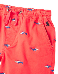 Jungen Hose Shorts Huey Embroidery Pink Shark 217072