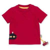 Baby Jungen T-Shirt 221207 U-Boot Rot