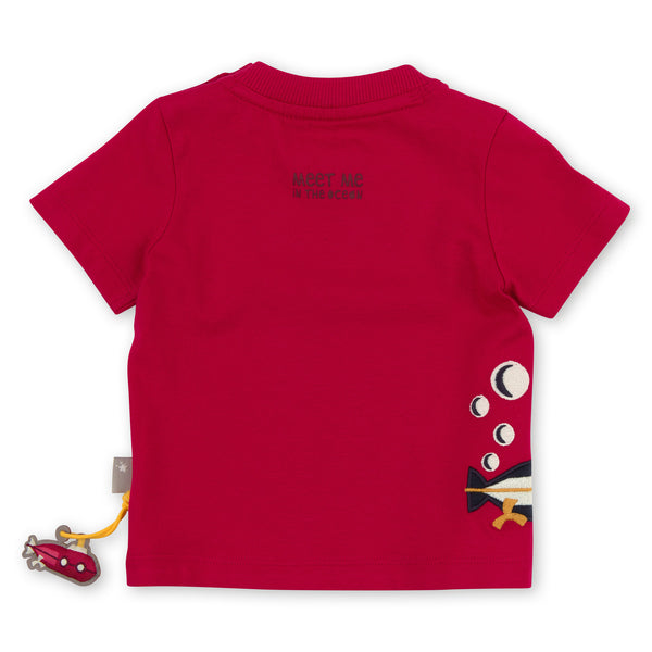 Baby Jungen T-Shirt 221207 U-Boot Rot