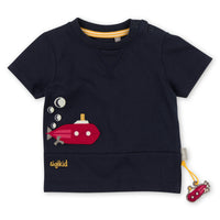 Baby Jungen T-Shirt 221215 U-Boot Blau