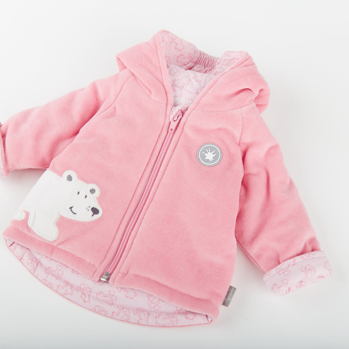 Baby Mädchen Sweatjacke Nickijacke 225009 Rosa