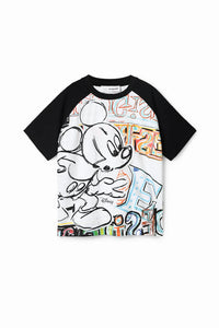 Jungen T-Shirt TS Mickey Letters White