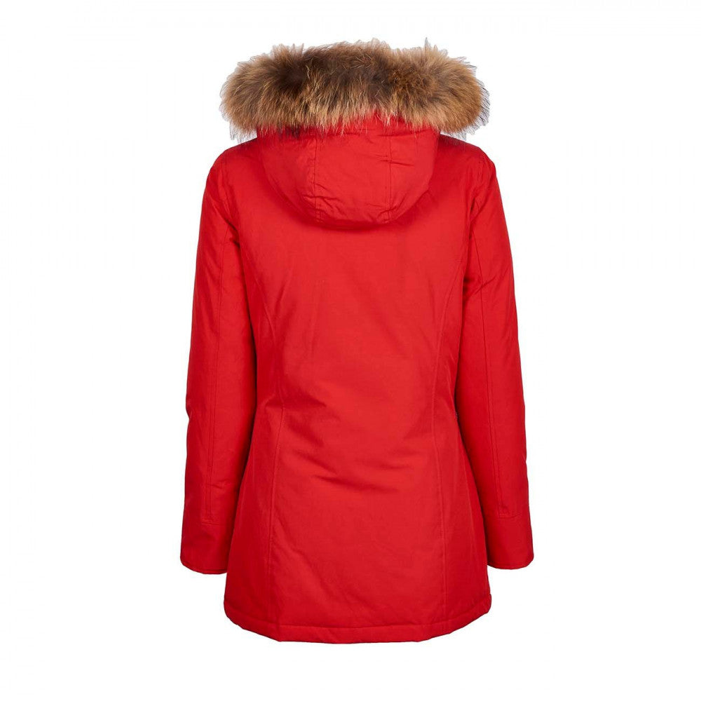 Mädchen Winterjacke Wintermantel Fundy Bay Fake Fur Red