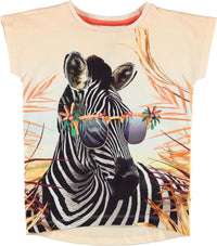 Mädchen T-Shirt Ragnhilde Zebra Fun