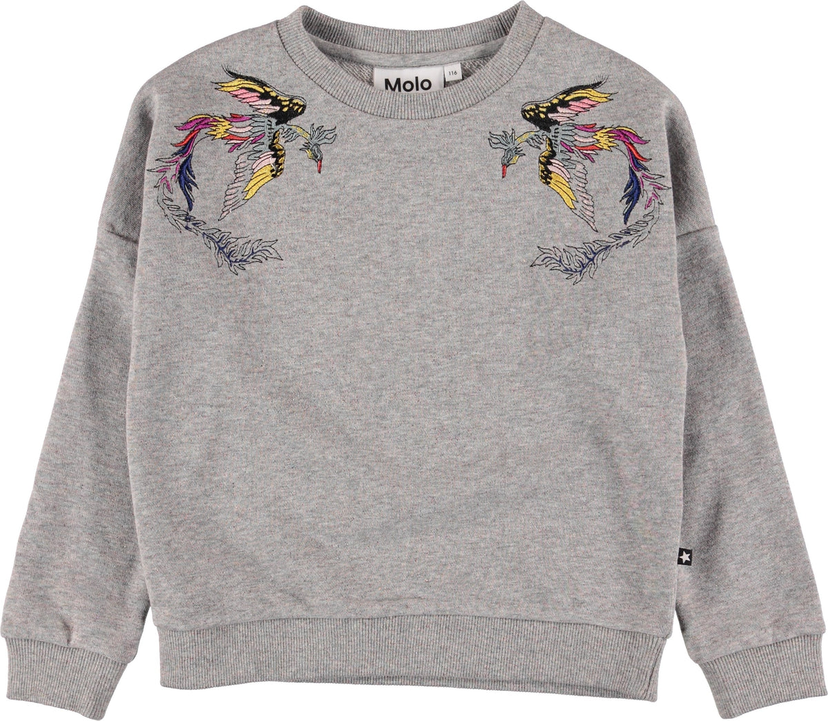 Mädchen Pullover Sweater Marigold Shimmer Grey