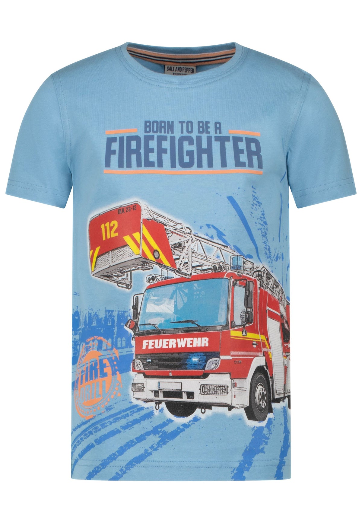 Jungen T-Shirt Tractor Driver Print 33112783 River Blue