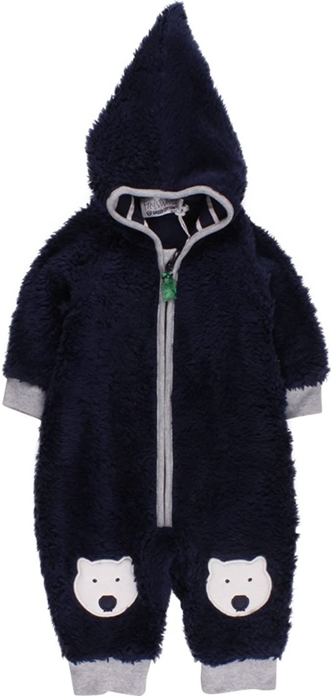 Jungen Baby Einteiler Bear Fleece Suit