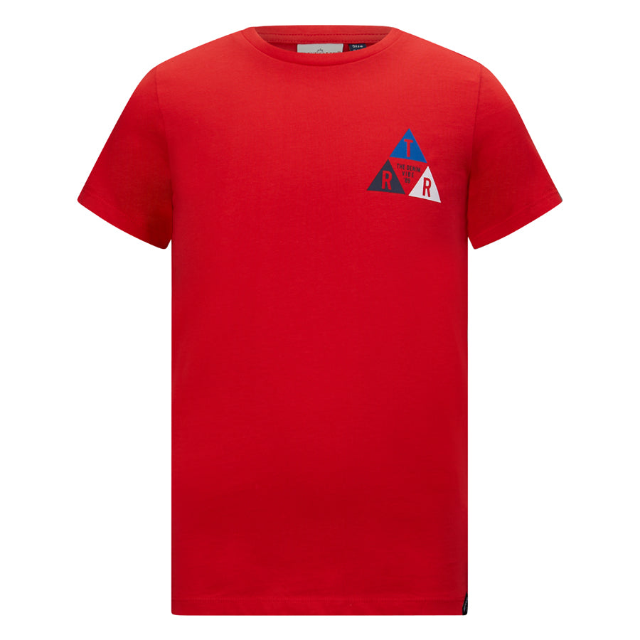 Jungen T-Shirt Justo RJB-21-204 Red