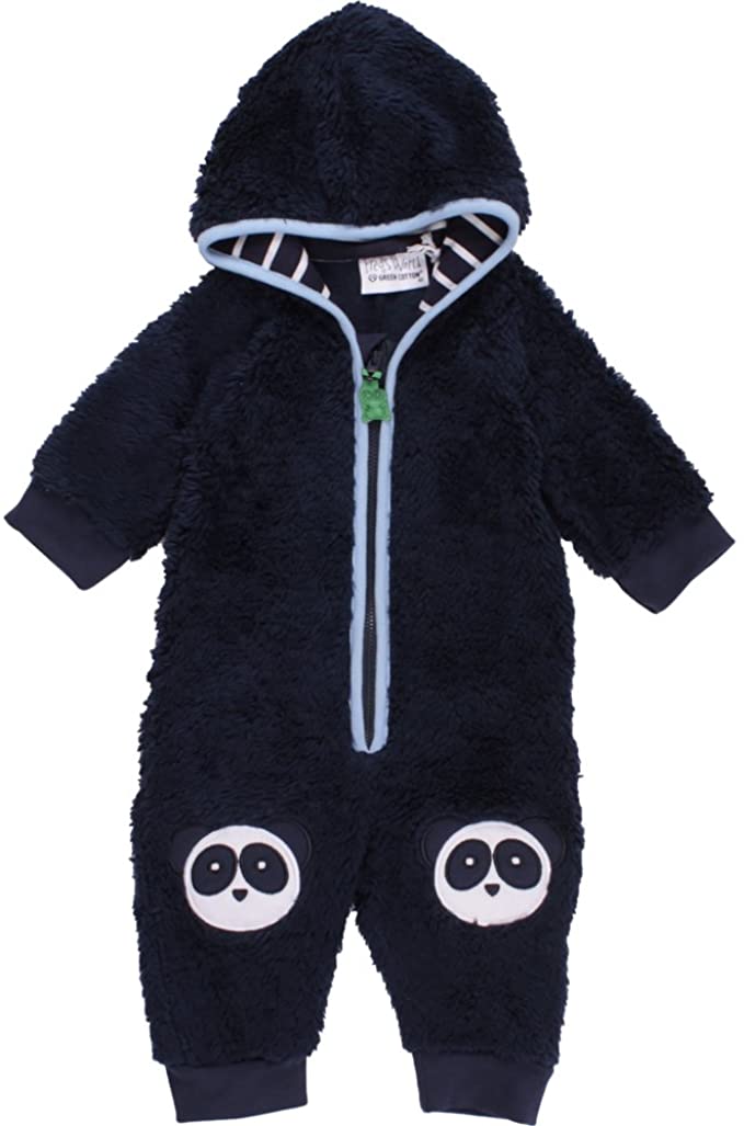 Jungen Baby Einteiler Panda Fleece Suit