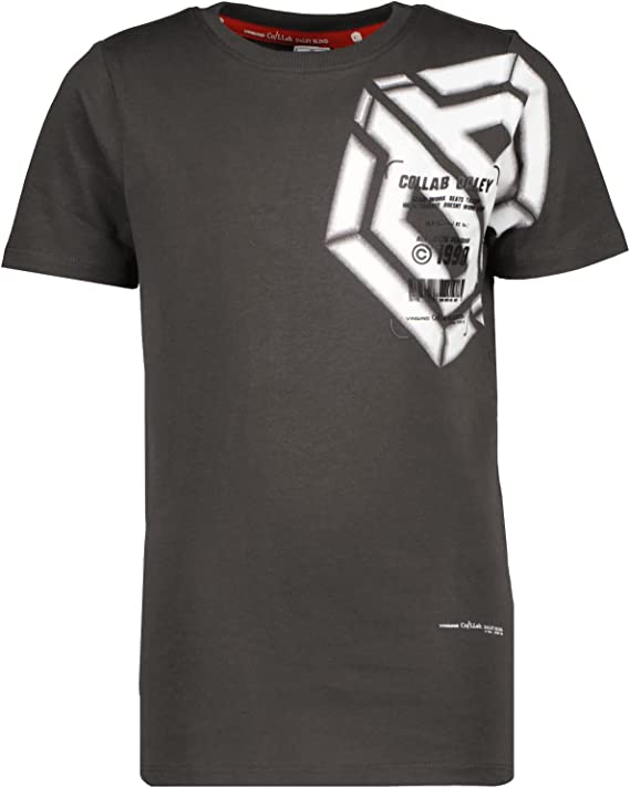Jungen T-Shirt Heloc Metal Grey