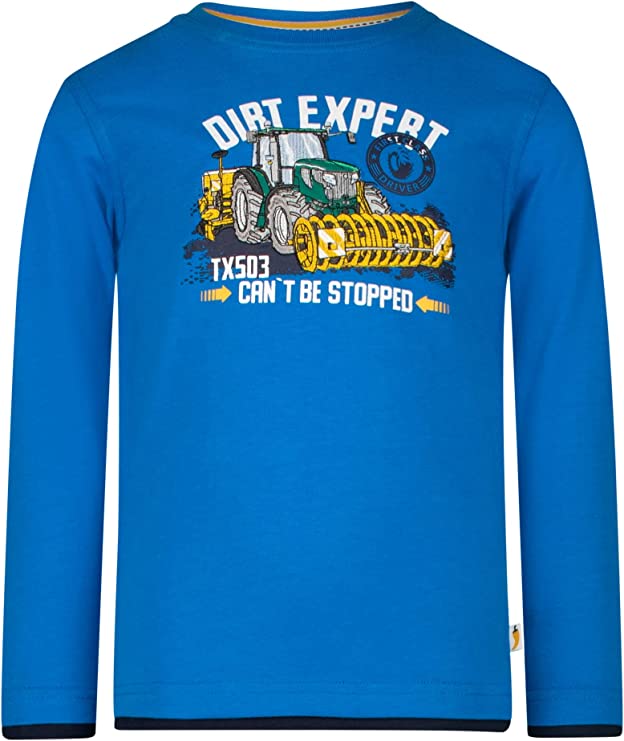 Jungen Langarm Shirt Print EMB Dirt Expert 25113756 Galaxy Blue