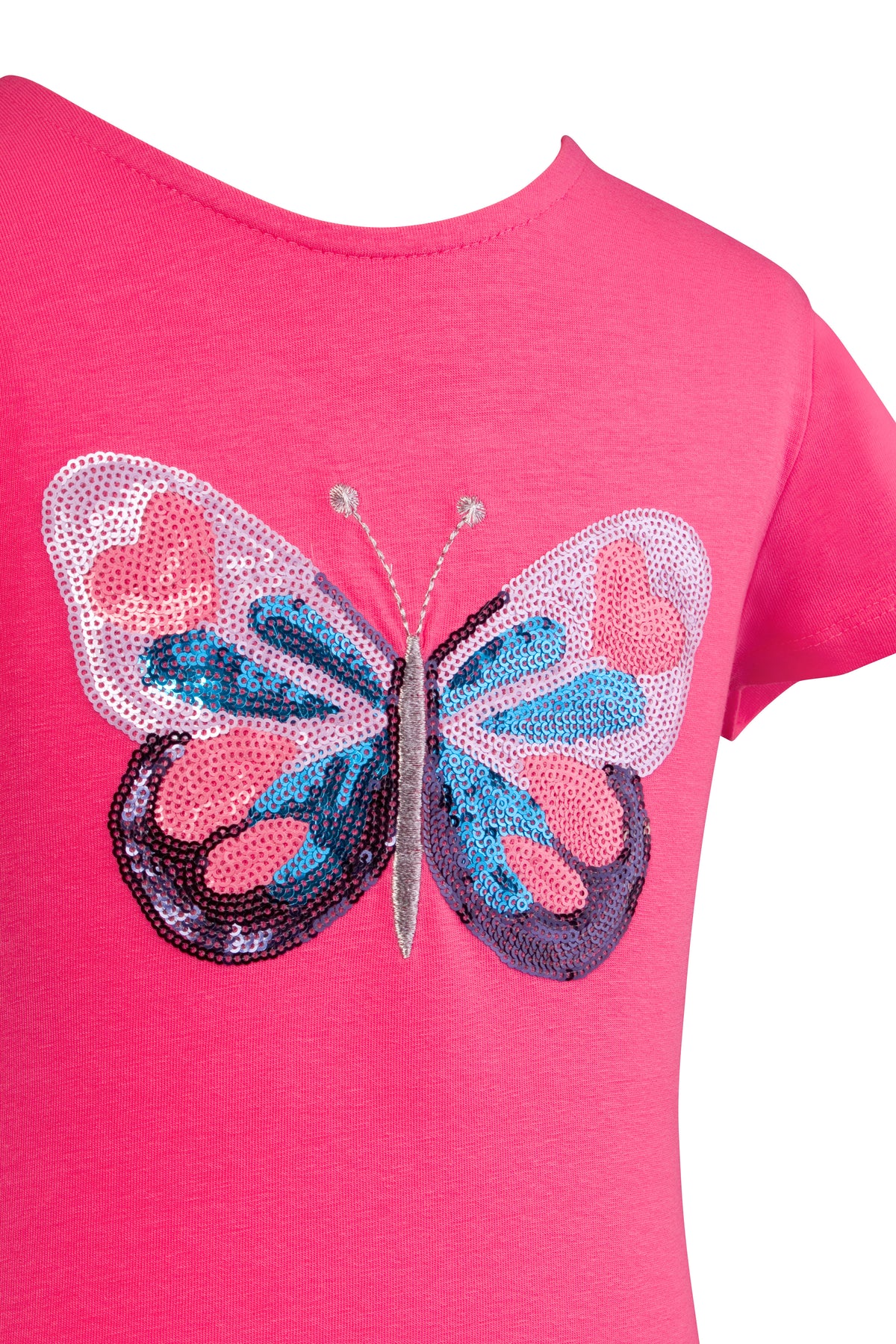 Mädchen T-Shirt Schmetterling Rosa 731305