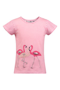 Mädchen T-Shirt Flamingos Rosa 731308