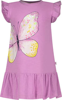 Mädchen Kleid 33131863 Dress Butterfly Crocus