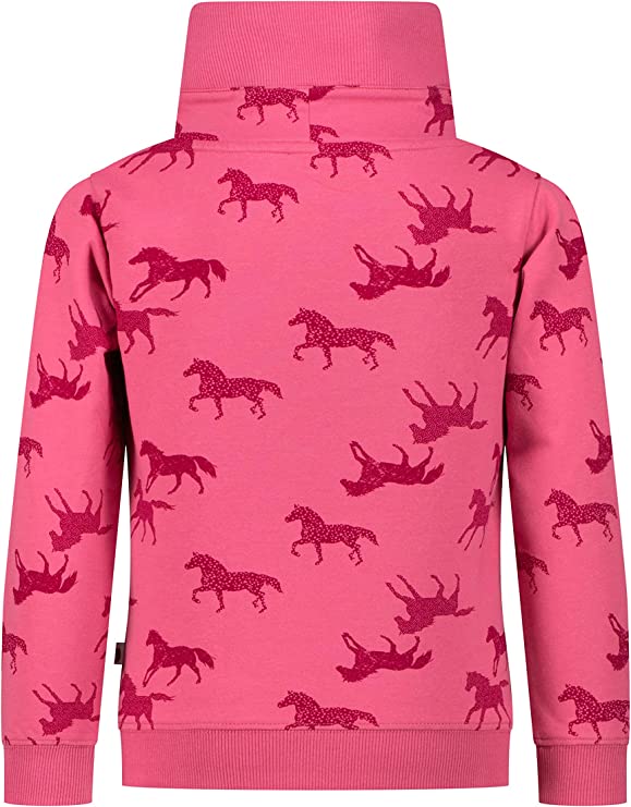 Mädchen Pullover Sweatshirt 25111850 AOP Horses