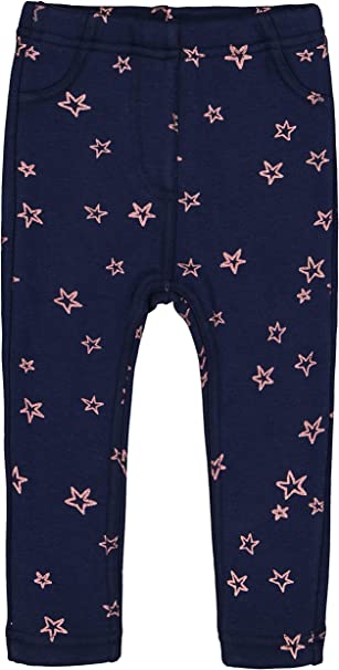 Baby Mädchen Thermo Leggings 25122693 AOP Stars Navy