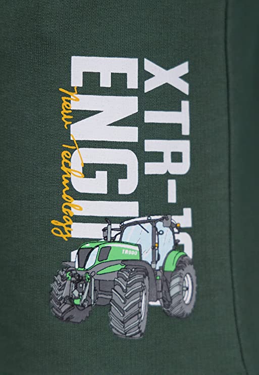 Jungen Shorts Bermuda Tractor Print 33123777 Green
