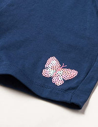 Mädchen Short Sequins Butterfly 23124879 Ink Blue