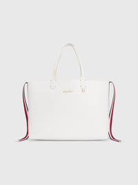 Iconic Tommy Tote Tasche AW0AW12017 Weiss