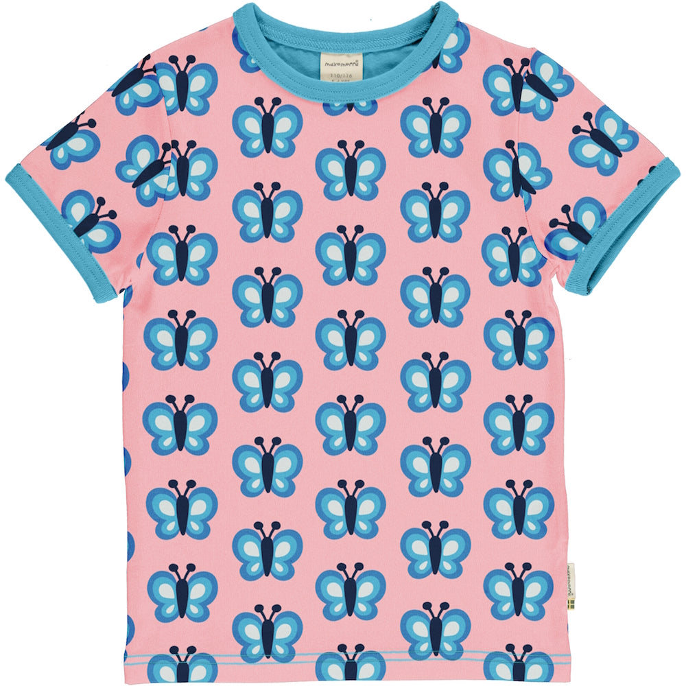 Mädchen T-Shirt Top SS Bluewing Butterfly