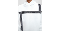 Jungen Pullover Logo Tape Hoodie IB0IB00637 Bright White