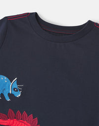 Jungen T-Shirt Archie 217001 Navy Dinos