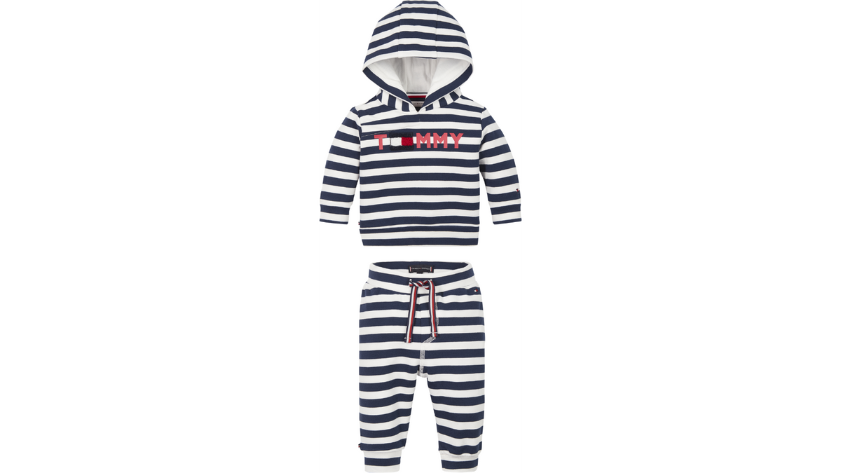 Jungen Baby Striped Hoodie Set KN0KN01174 Twilight Blue