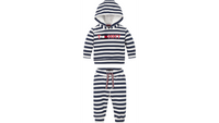 Jungen Baby Striped Hoodie Set KN0KN01174 Twilight Blue