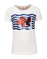 Mädchen T-Shirt Nemo White