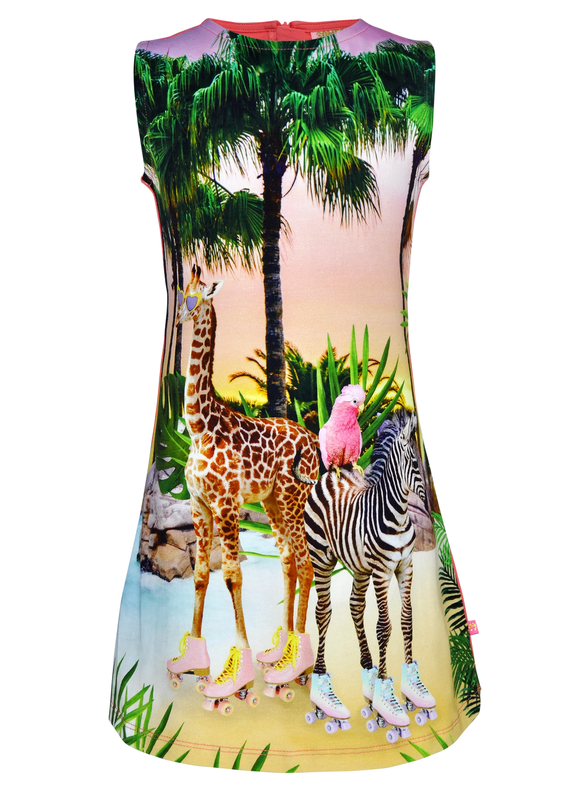 Mädchen Kleid Giraffe SG 50 E Coral