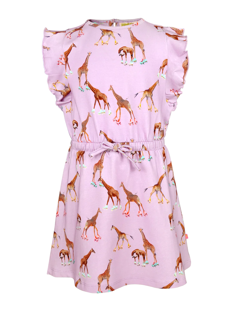 Mädchen Kleid Giraffe SG 51 D Lila