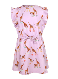 Mädchen Kleid Giraffe SG 51 D Lila