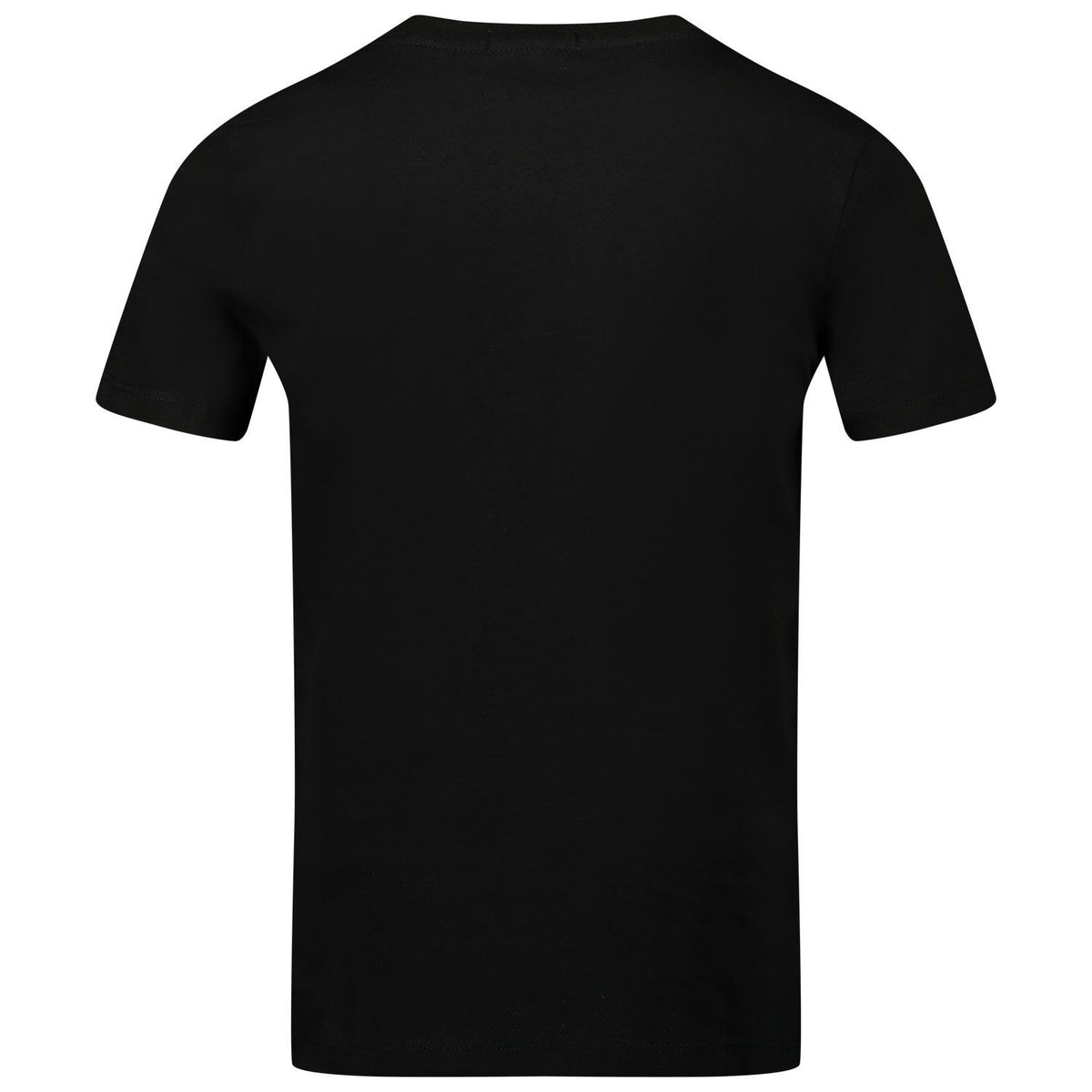 Jungen T-Shirt Logo Piping Fitted T-Shirt IB0IB00695 CK Black