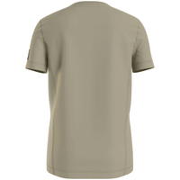Jungen T-Shirt Badge Rib Fitted Top IB0IB01113 Forest Khaki