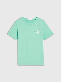 Jungen T-Shirt Chest Monogram Top IB0IB01231 Grün
