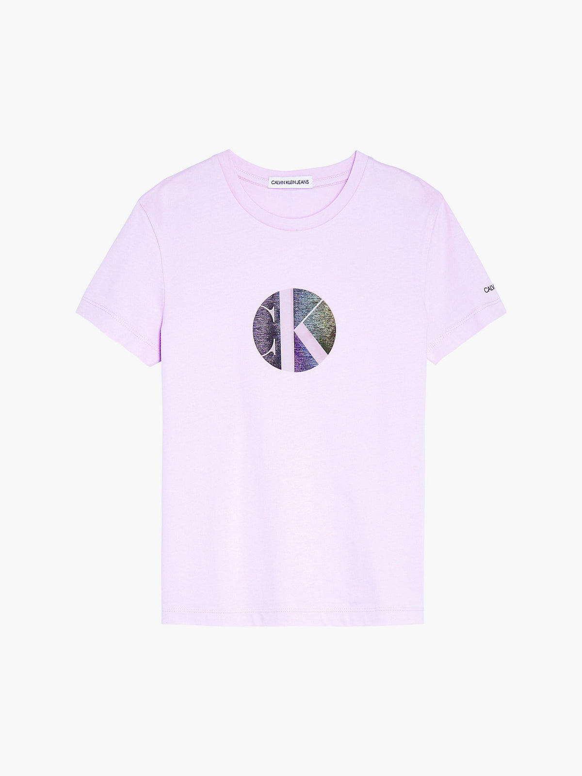 Mädchen T-Shirt Circle Monogram T-Shirt IG0IG00763 Lavender Pink