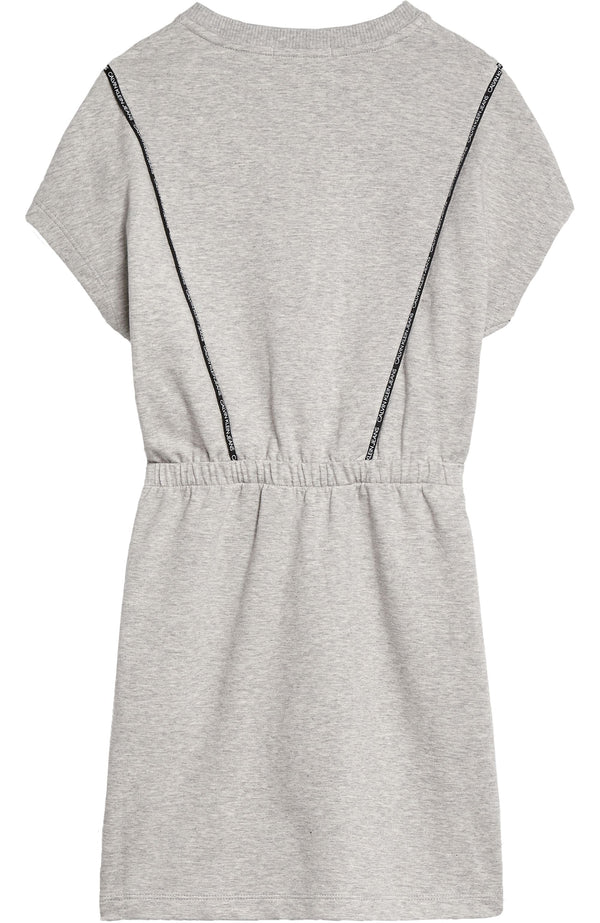 Mädchen Kleid Short Dress With Piping Detail IG0IG00964 Grey