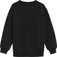 Mädchen Sweater Contrast Monogram Sweatshirt IG0IG01005 Black