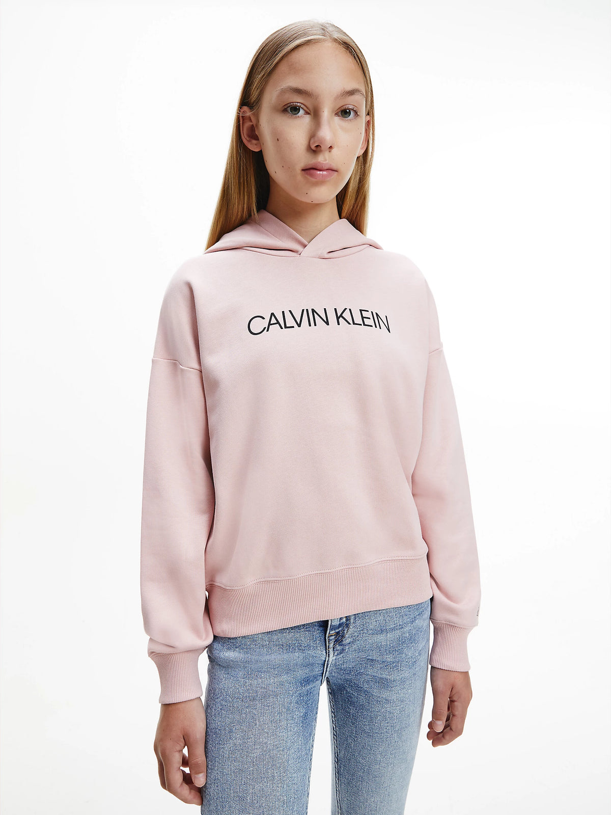 Mädchen Hoodie Institutional Cropped IG0IG01323 Sweetest Pink