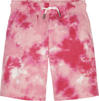 Mädchen Tie Dye Shorts IG0IG01980 Nature Pink AOP