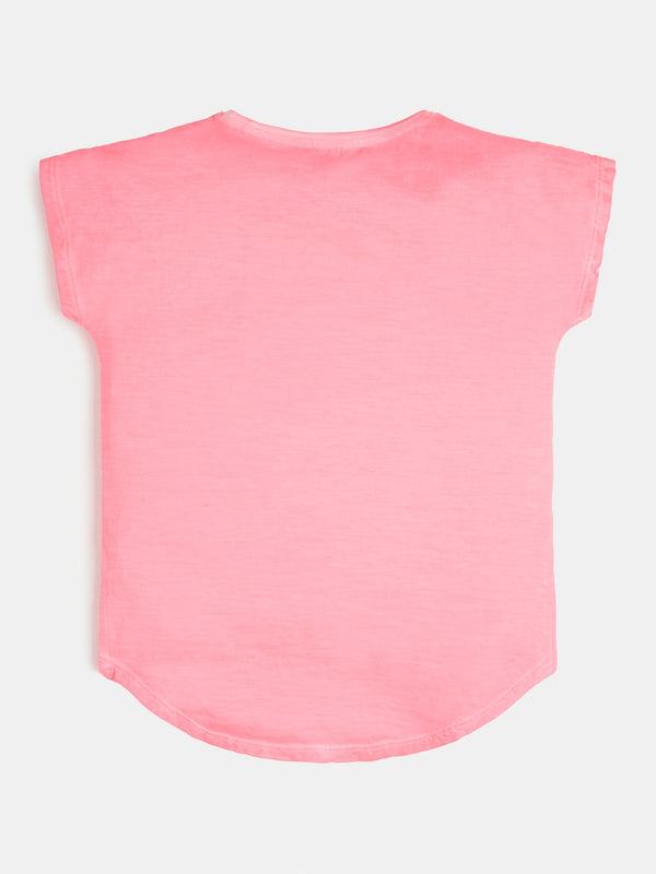 Mädchen T-Shirt J1RI00 K6XN0 Pink