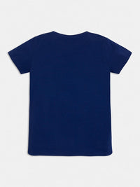 Mädchen T-Shirt J1RI24 K6YW1 Blau
