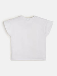 Mädchen T-Shirt J1RI37 K6YW0 Weiss